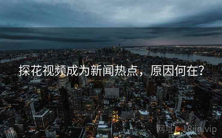 探花视频成为新闻热点,原因何在? 探花视频成为新闻热点,原因何在?