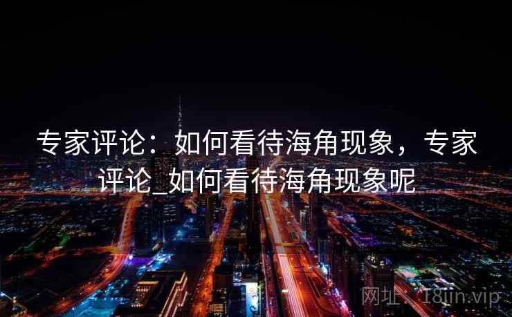 专家评论：如何看待海角现象，专家评论_如何看待海角现象呢