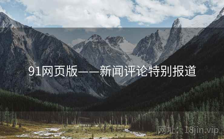 91网页版——新闻评论特别报道