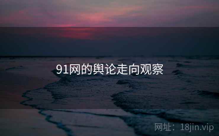 91网的舆论走向观察 91网的舆论走向观察