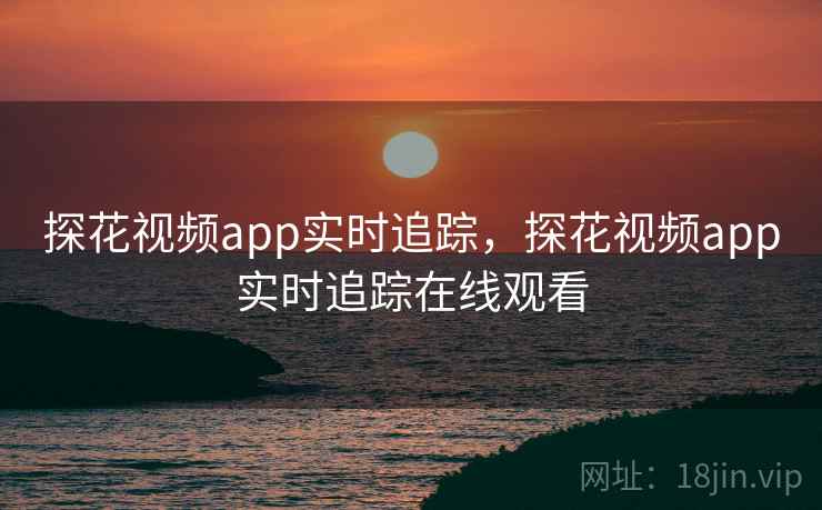 探花视频app实时追踪,探花视频app实时追踪在线观看