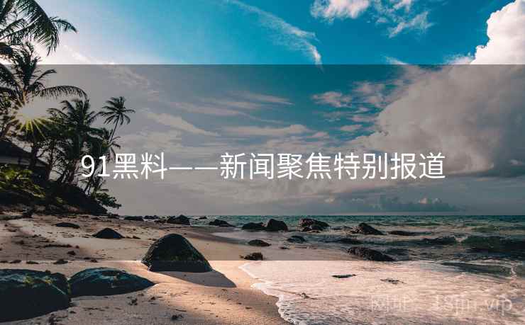 91黑料——新闻聚焦特别报道