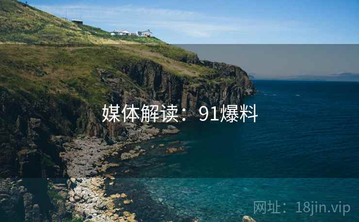 媒体解读:91爆料 媒体解读:91爆料